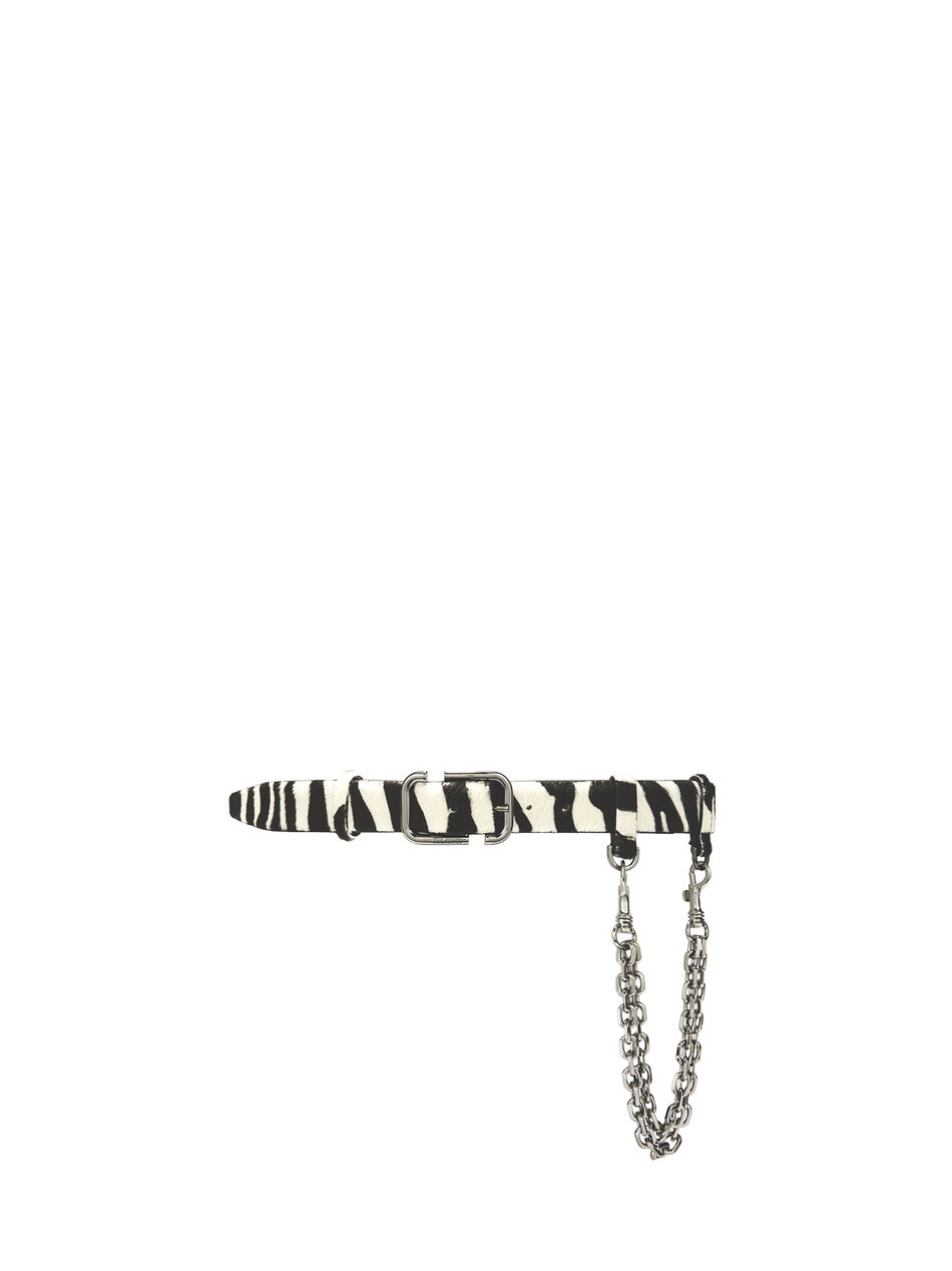 THE ATTICO White and black belt WHITE/BLACK 260WKE00031LBT156PR020