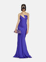 THE ATTICO ''Melva'' vivid violet long dress Vivid violet 236WCW69E020493
