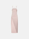 THE ATTICO ''Fujiko'' light pink midi dress