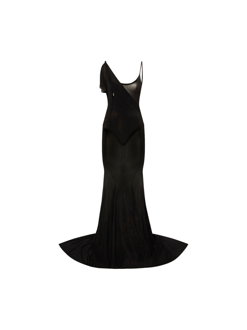 THE ATTICO Black long dress BLACK 246WCW106J042100