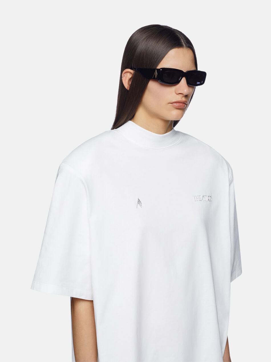 THE ATTICO ''Mini Marfa'' sunglasses BLACK 234WAS11MET2100