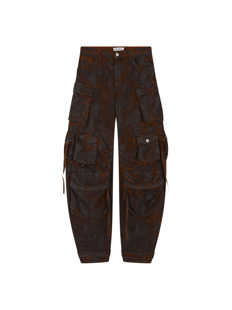 THE ATTICO "Fern" Grey and rust long pant Grey/rust SPEWCP180C106829