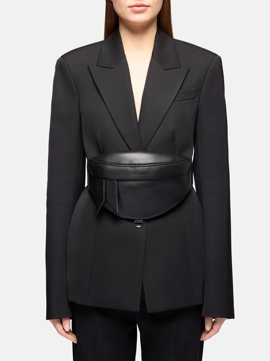 THE ATTICO ''Il Rio'' black belt bag Black 260WAH00061LBT019AA100