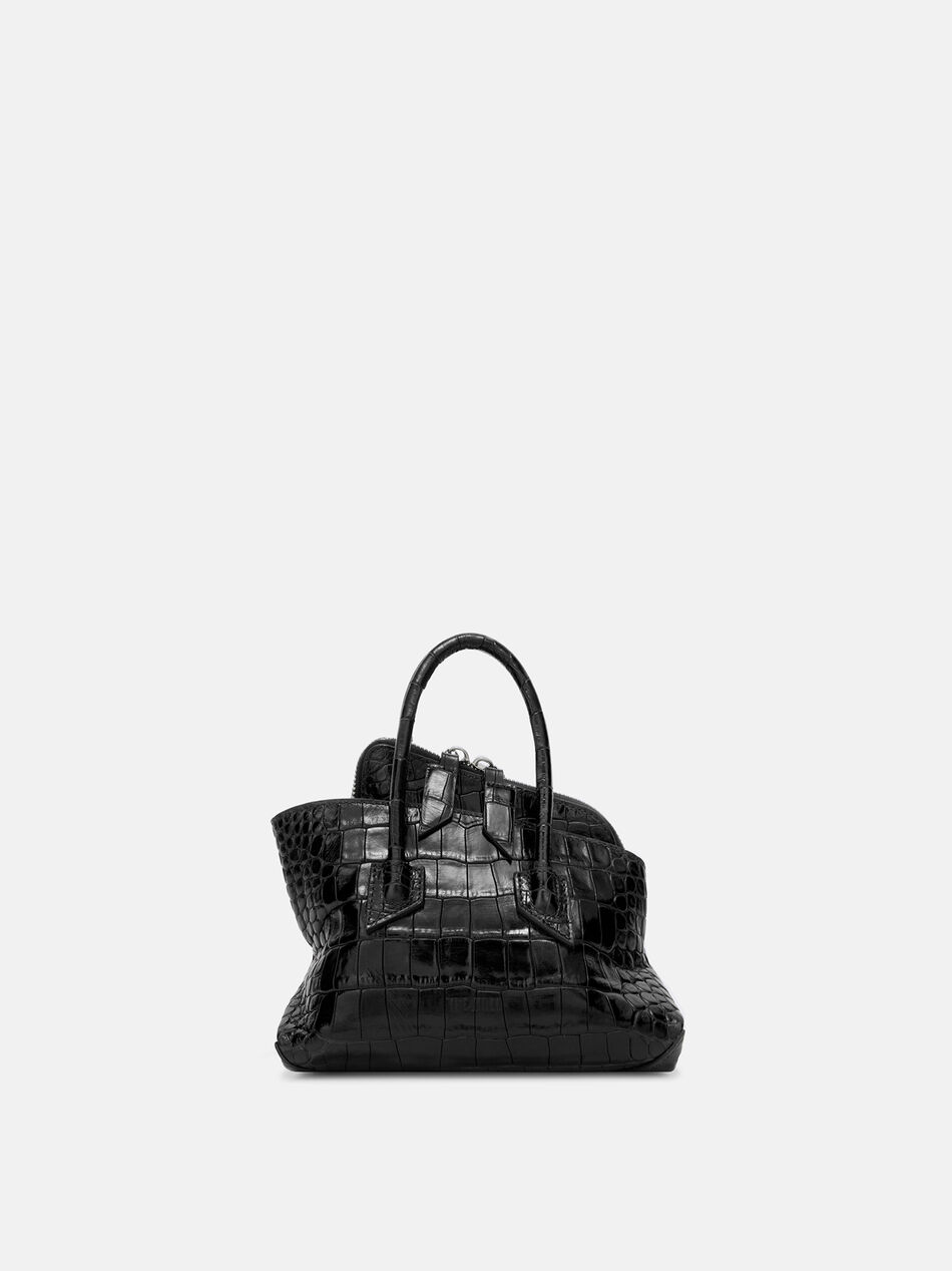 THE ATTICO ''La Passeggiata Mini'' black top handle Black 260WAH00063LBT155PR100