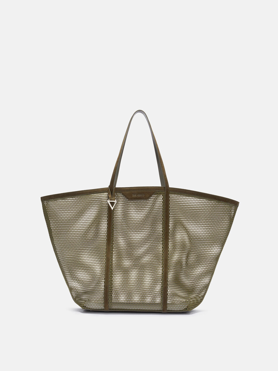 THE ATTICO ''Via del Mare'' military green tote bag Military green SPEWAH53E102828