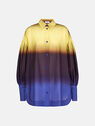 THE ATTICO Blue, purple and light yellow shirt Blue/purple/light yellow 243WCH17C083P656