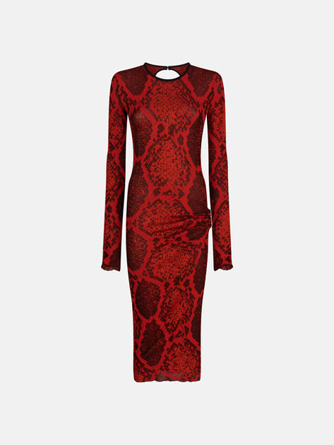 THE ATTICO Red midi dress RED 251WCW00253KCC004AA010