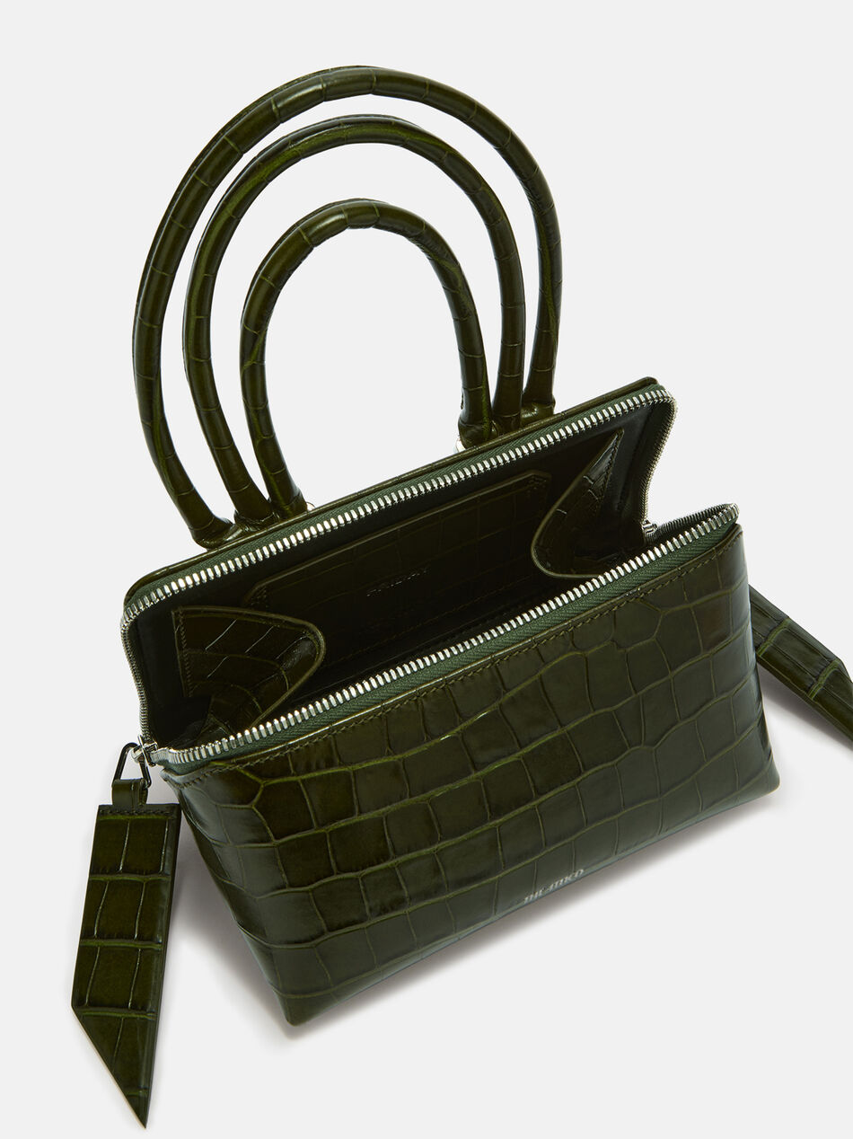 THE ATTICO ''Friday'' dark green mini bag DARK GREEN 260WAH00060LBT021PR129