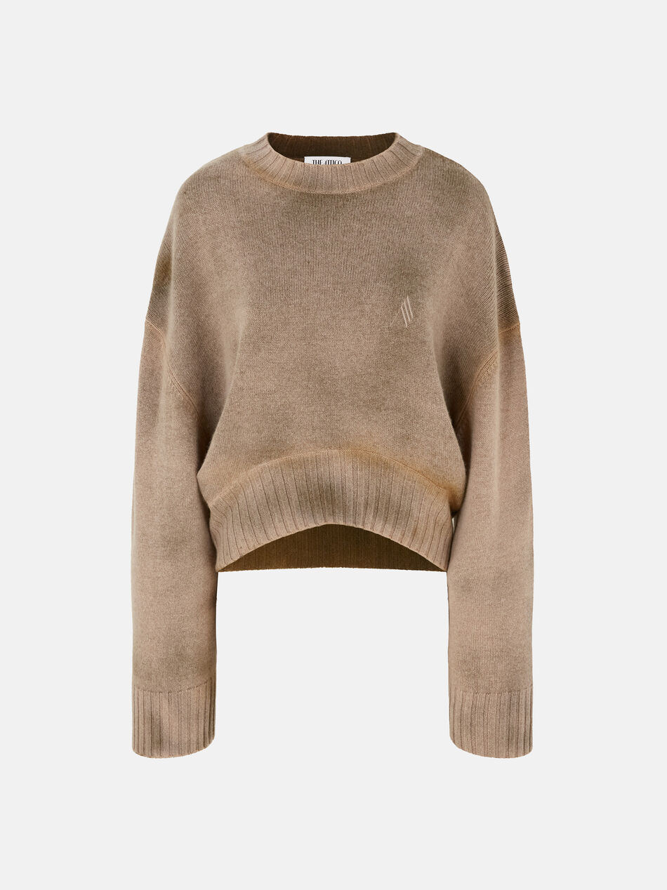 THE ATTICO Camel sweatshirt CAMEL 250WCK00107KWS002SS046