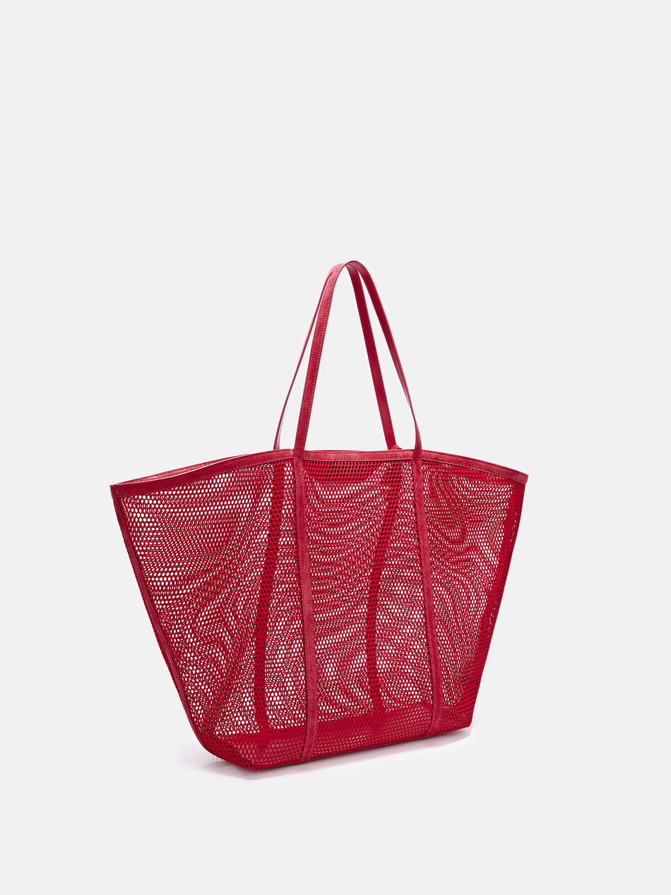 THE ATTICO ''Via del Mare'' red tote bag RED 250WAH00053EEE102AA010