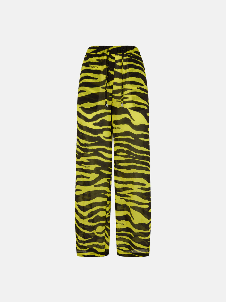 THE ATTICO Black and yellow pants BLACK/YELLOW 260WCP00263CCC134PR166
