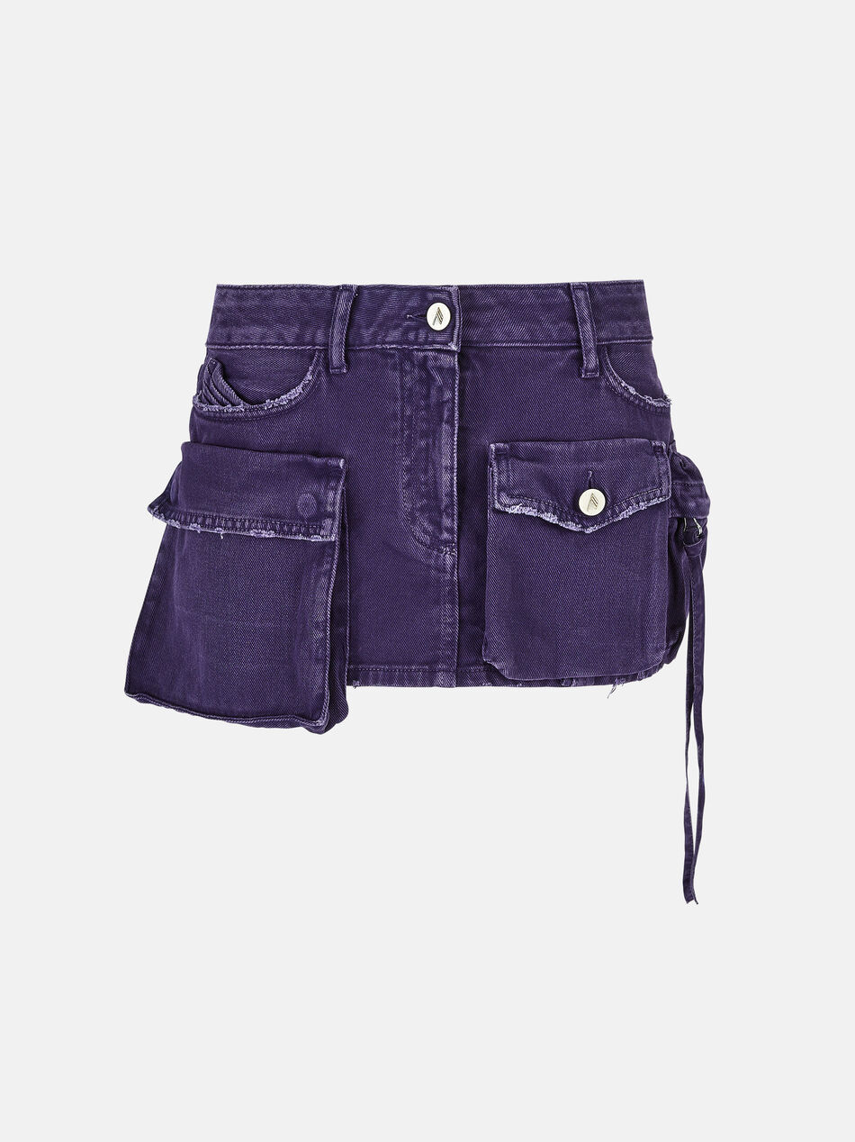 ''Fay'' purple mini skirt for Women | THE ATTICO®