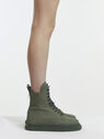 THE ATTICO ''Selene'' military green boots