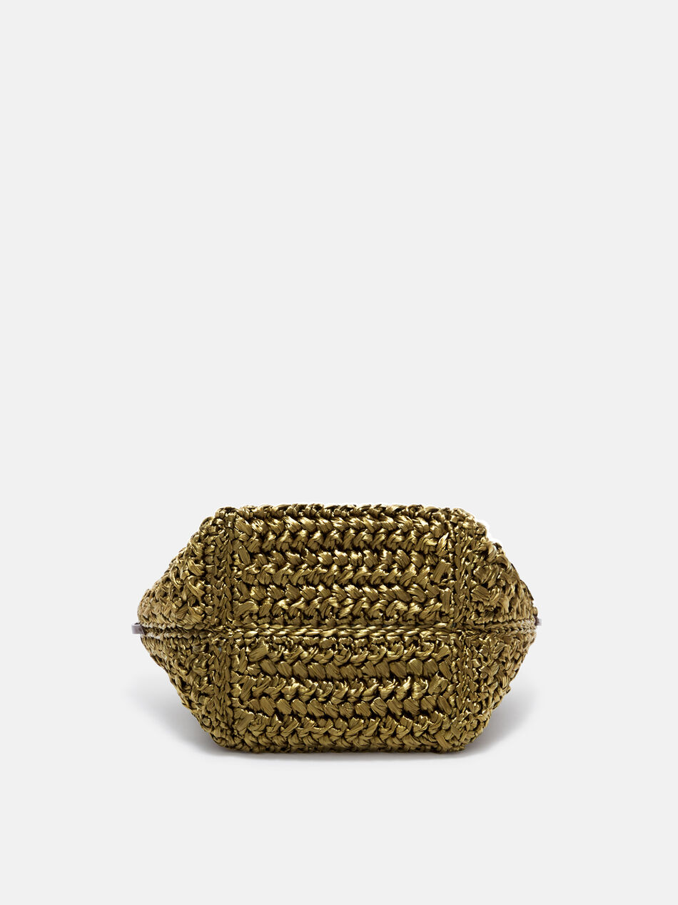 THE ATTICO ''Via dei Giardini 15'' military green tote bag Military green 260WAH00056VVV108AA828