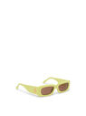 THE ATTICO ''Mini Marfa'' lemon sunglasses