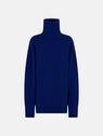 THE ATTICO ''Grace'' blue sweater  228WCK58KW037015