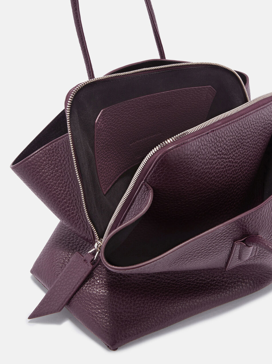 THE ATTICO ''La Passeggiata Medium'' burgundy top handle BURGUNDY 250WAH00054LBT117AA114