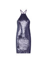THE ATTICO ''Audrey'' lilac mini dress