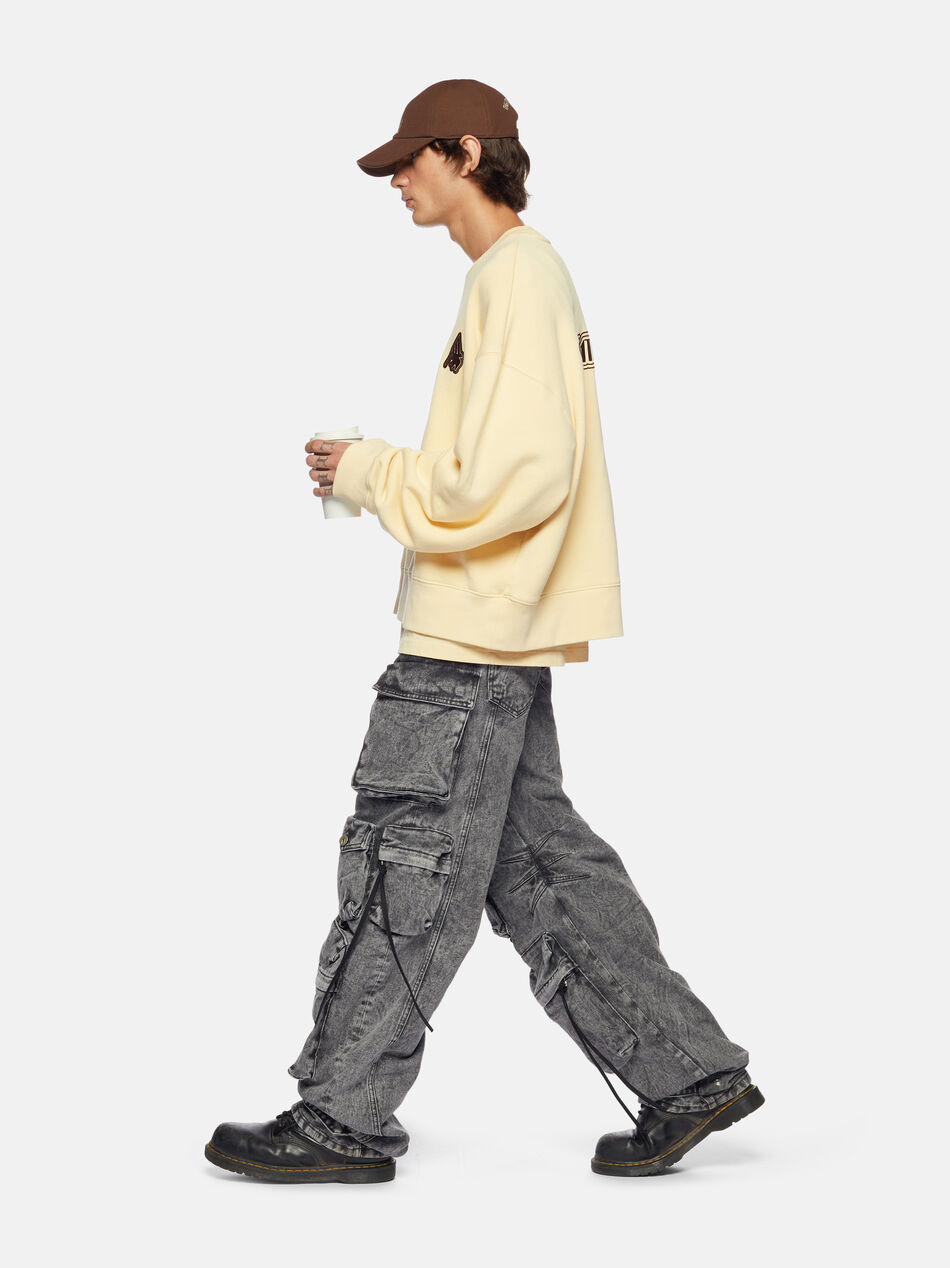 THE ATTICO The Attico Sant Ambroeus ivory sweatshirt Ivory SPFWCF12JF04507