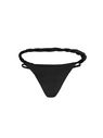THE ATTICO Matte black bikini bottom  215WBB15PA15100