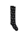 THE ATTICO Black and white long socks BLACK/WHITE 231WAK04C030414