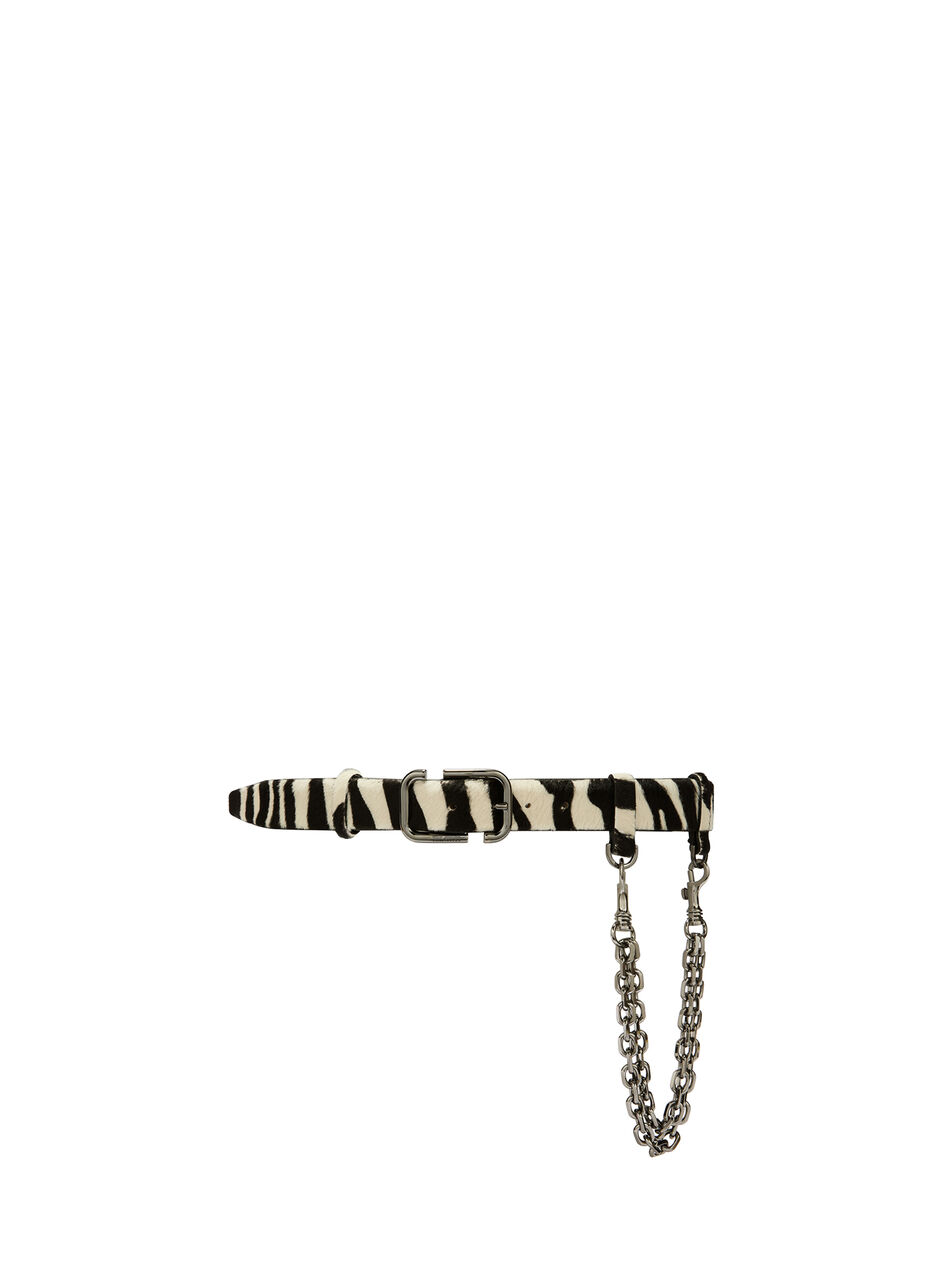 THE ATTICO White and black belt WHITE/BLACK 260WKE00031LBT156PR020