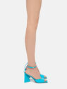 THE ATTICO ''Piper'' neon turquoise sandal