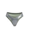 THE ATTICO Titanium metallic bikini bottom