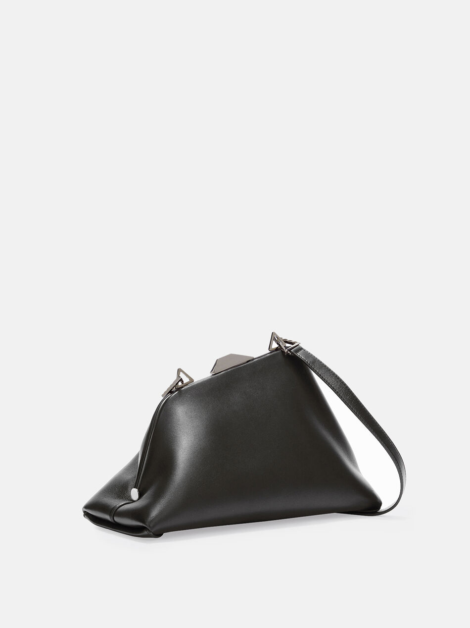 THE ATTICO ''Day Off'' black shoulder bag BLACK 246WAH49L001100