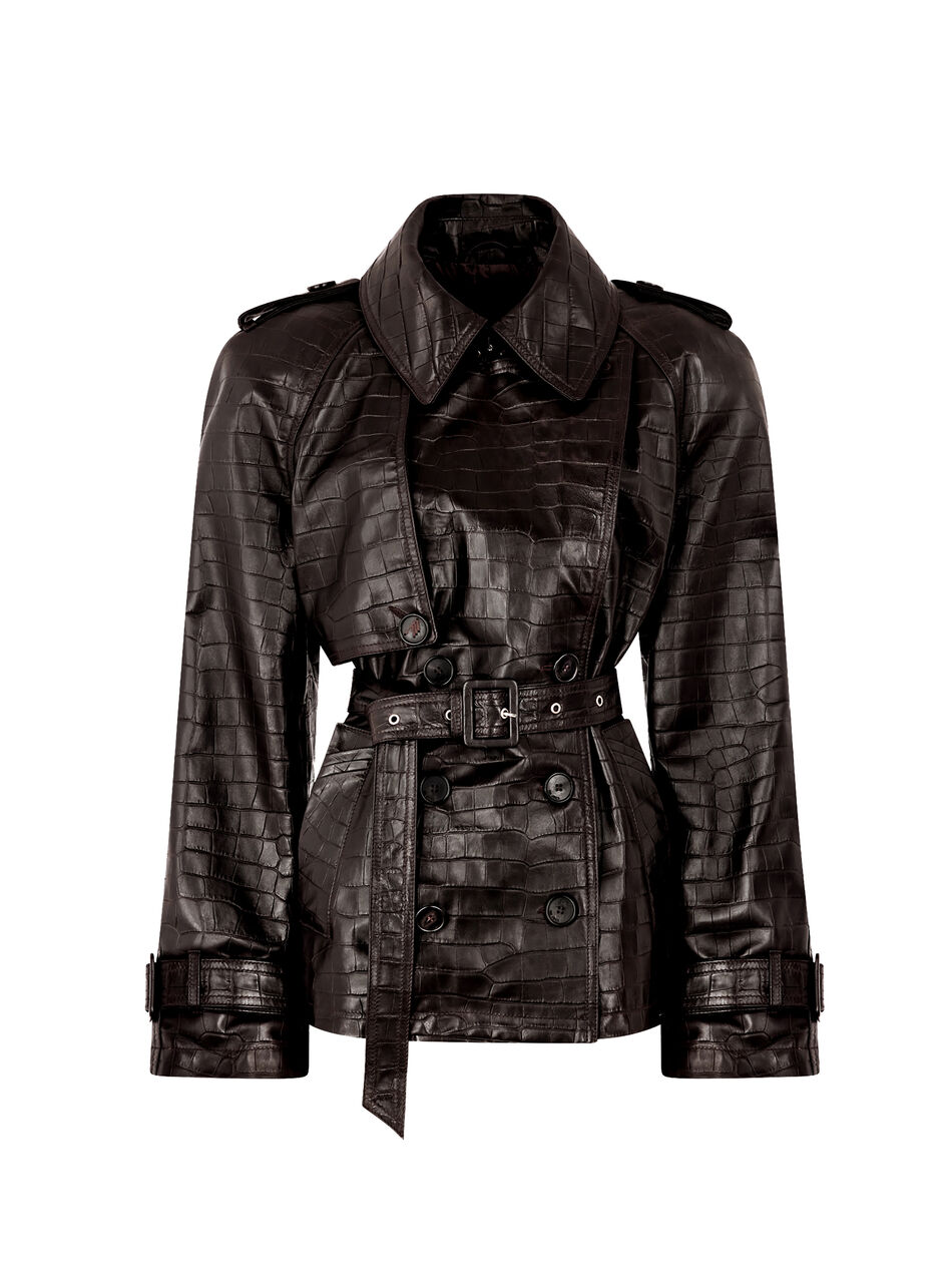 THE ATTICO Dark brown bomber DARK BROWN 260WCB00109LBT143AA204