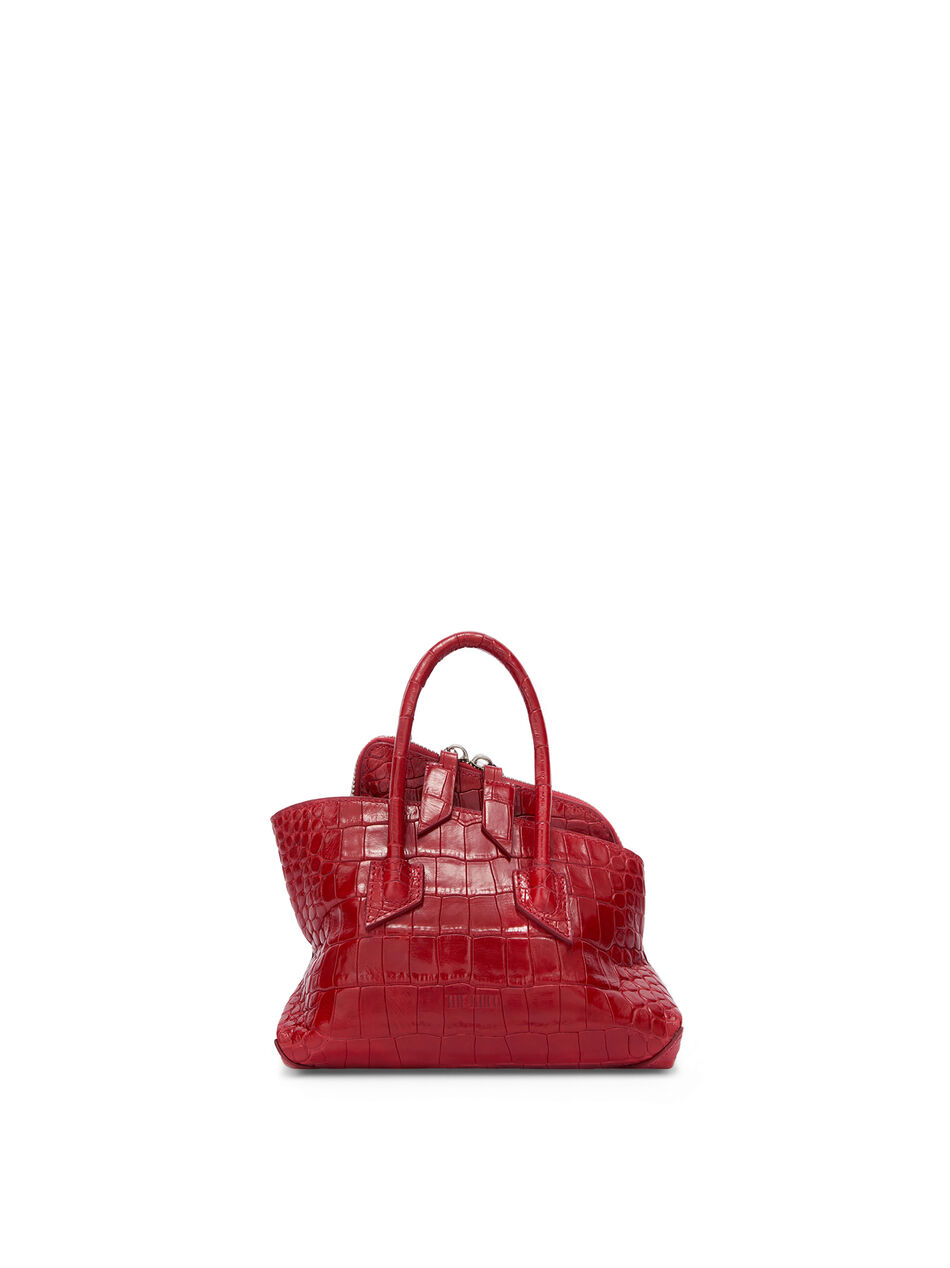 THE ATTICO "La Passeggiata Mini" red top handle RED 260WAH00063LBT155PR010