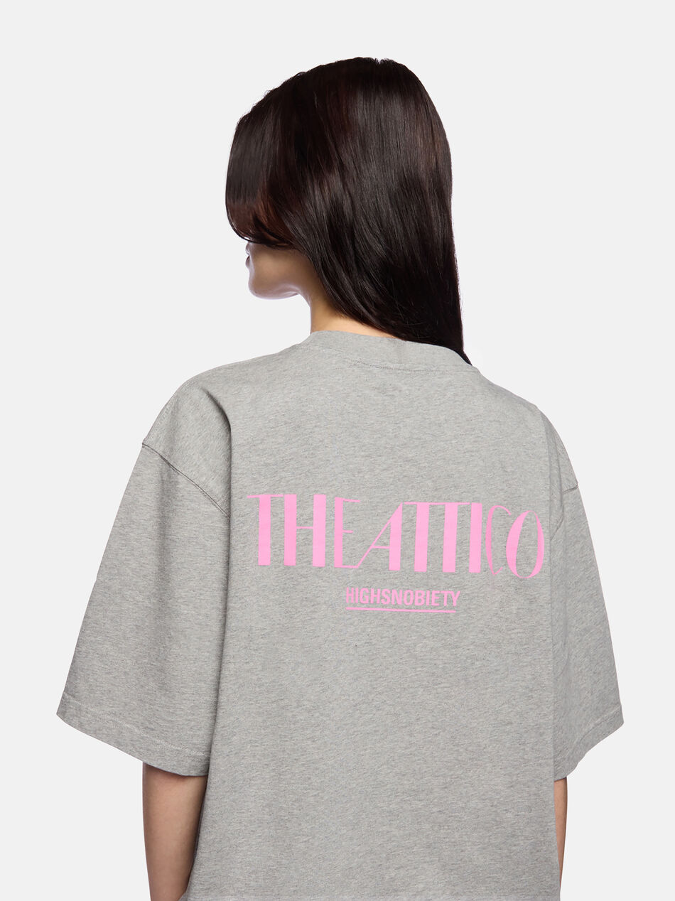 THE ATTICO The Attico x Highsnobiety mèlange grey t-shirt Melange grey SPEWCT00219JJJ034PR183