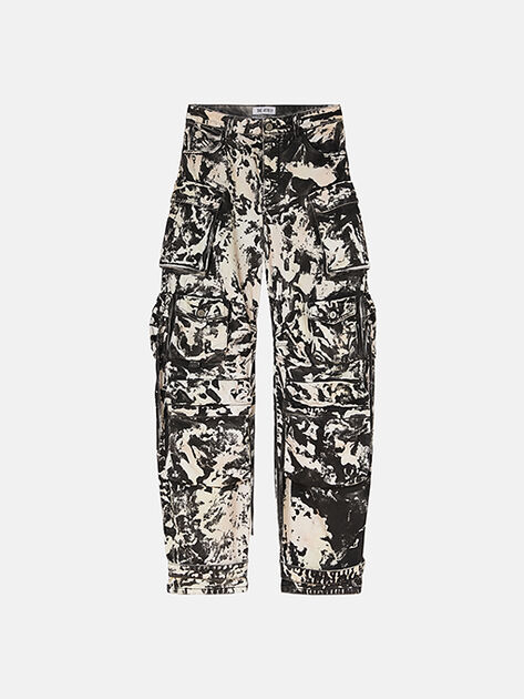 The Attico Multicolor Polyamide Casual Pants main image 1