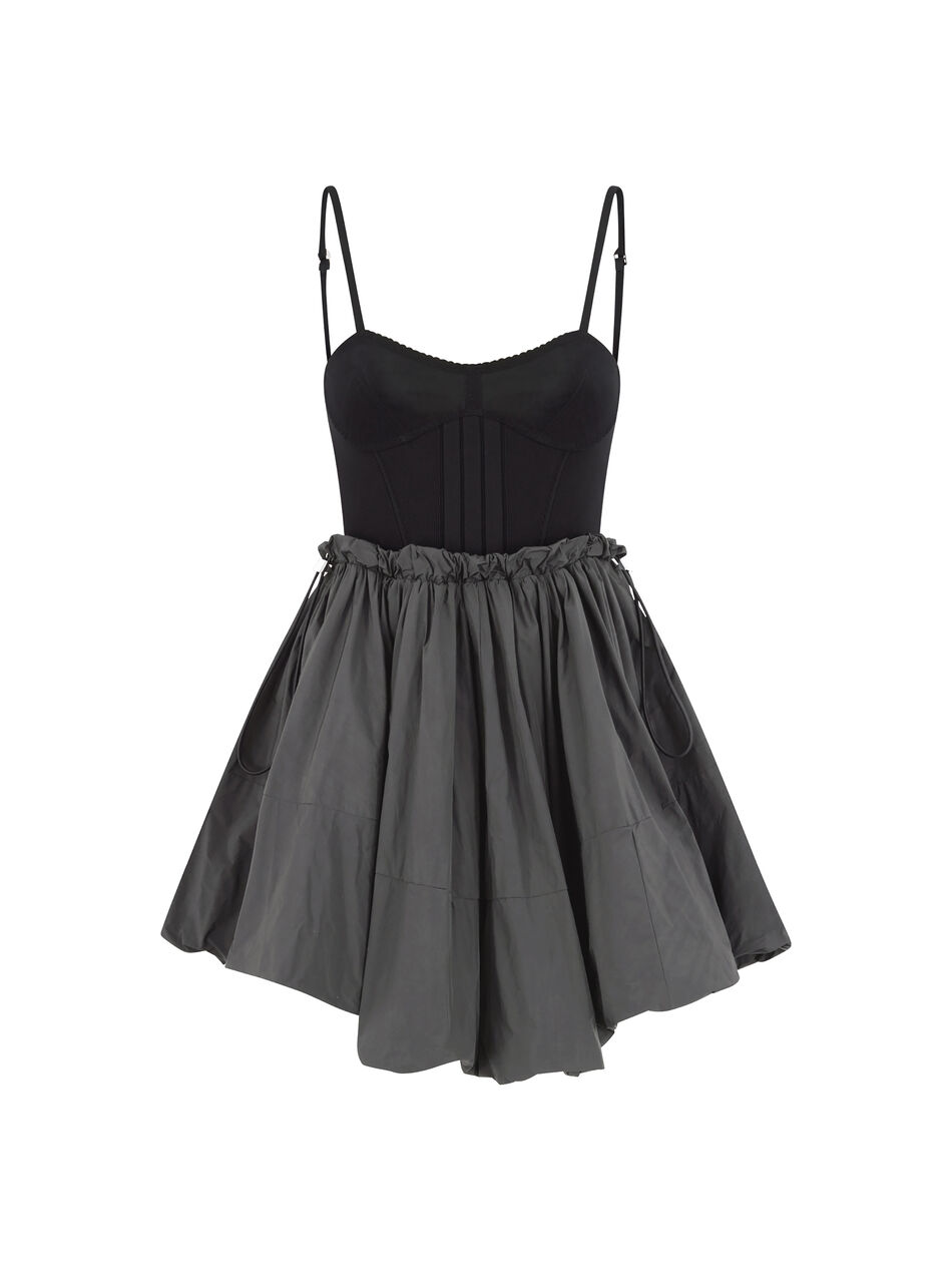 THE ATTICO Black mini dress Black 260WCA00460PLL011AA100