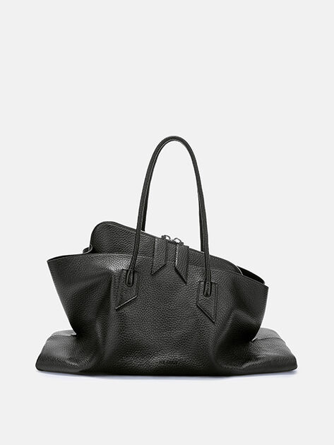 THE ATTICO ''La Passeggiata Large'' black top handle Black 250WAH00057LBT117AA100