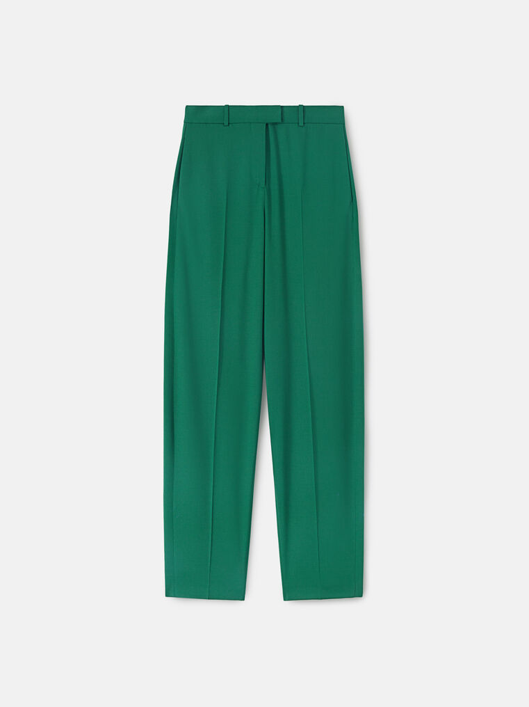 Shop Attico ''jagger'' Emerald Long Pants