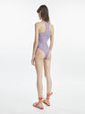 THE ATTICO Mud and lavender one piece MUD AND LAVENDER 223WBB04PA22326
