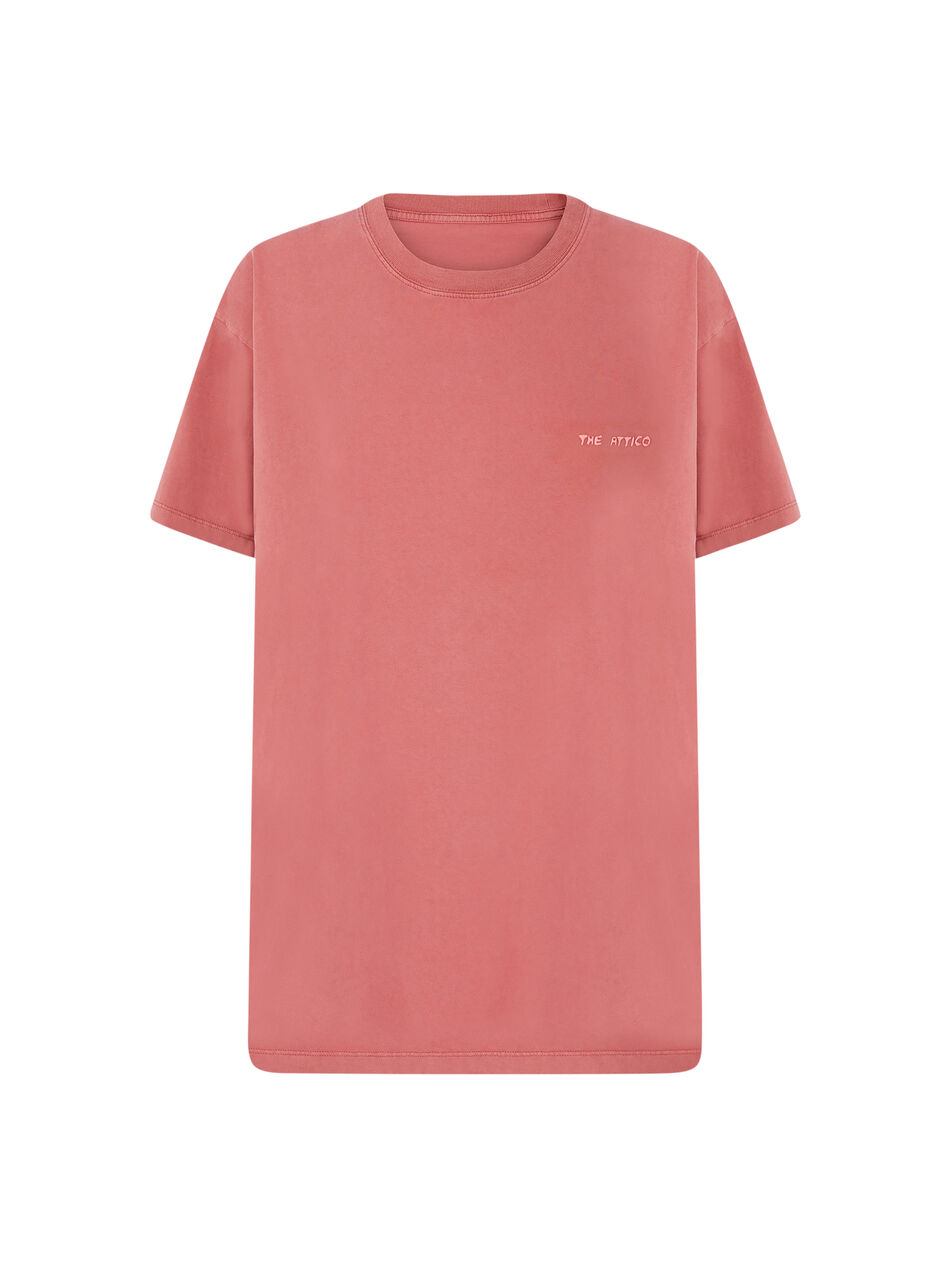 THE ATTICO Faded terracotta t-shirt Faded terracotta 250WCT00353JJJ058AA878