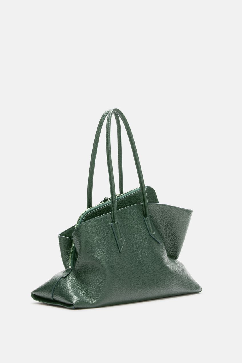 THE ATTICO ''La Passeggiata Medium'' dark forest top handle DARK FOREST 260WAH00054LBT117AA148