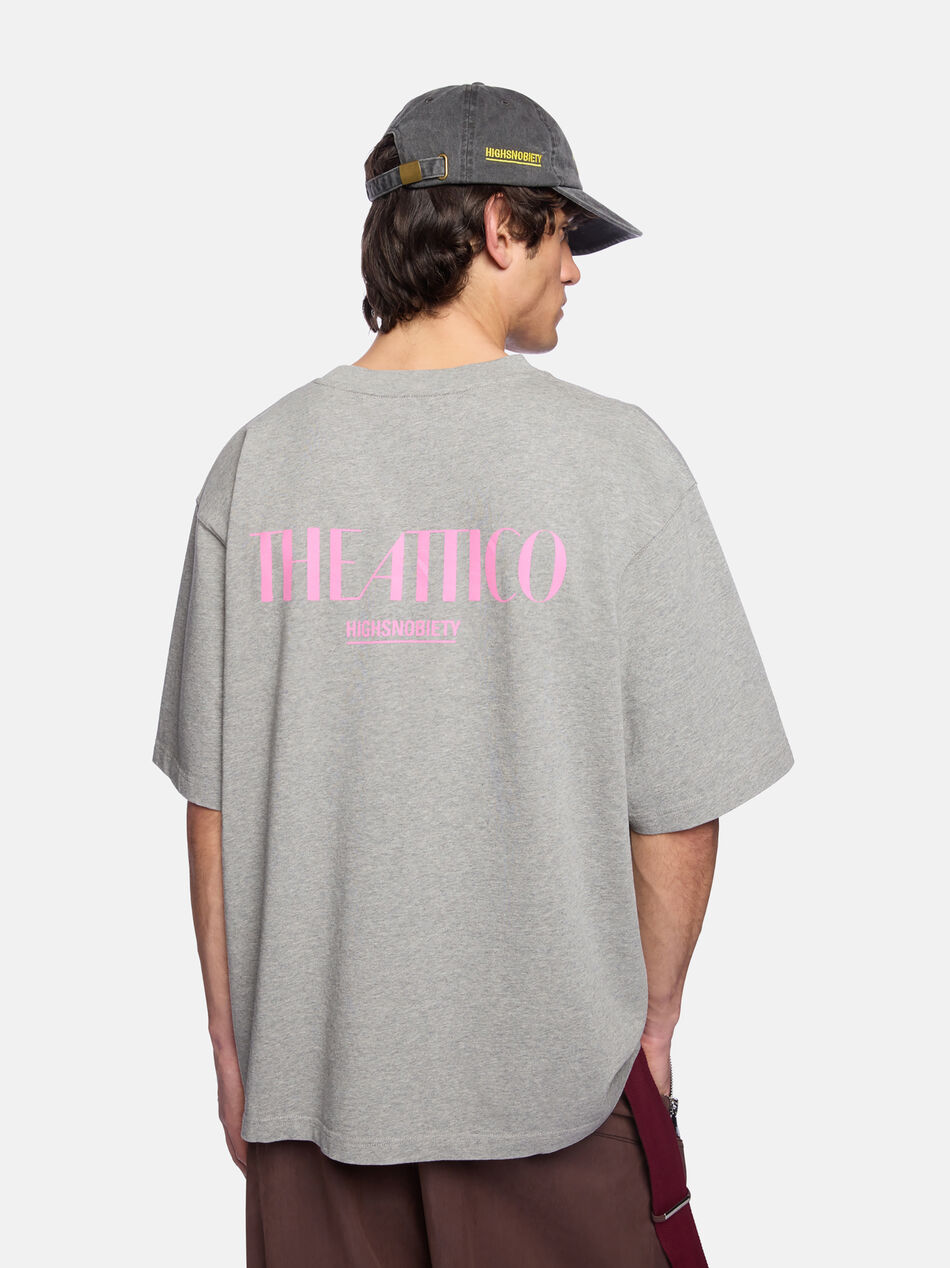 THE ATTICO The Attico x Highsnobiety mèlange grey t-shirt Melange grey SPEWCT00219JJJ034PR183