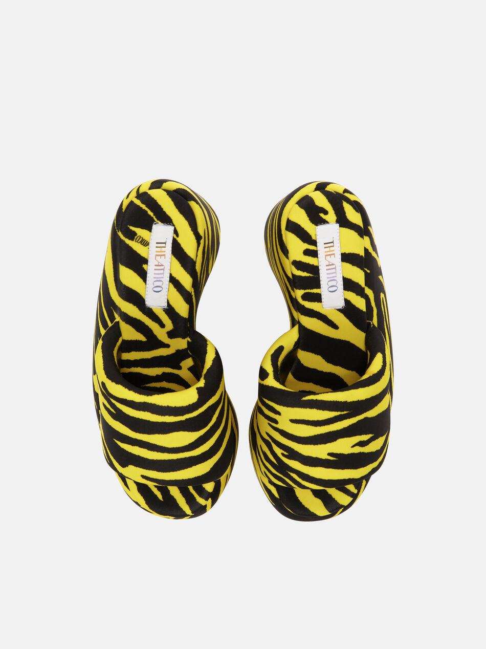 THE ATTICO ''Mochi'' black and yellow flatform BLACK/YELLOW 260WSH00905PAA116PR166