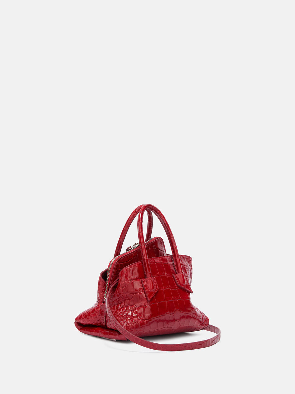 THE ATTICO "La Passeggiata Mini" red top handle RED 260WAH00063LBT155PR010