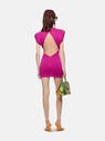 THE ATTICO ''Jera'' bouganville mini dress  231WCA165JF01261