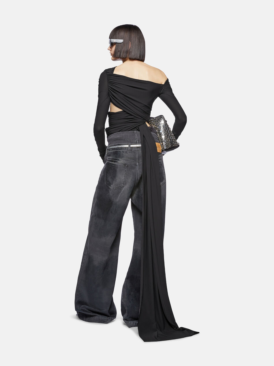 THE ATTICO Black top BLACK 246WCT258A014100