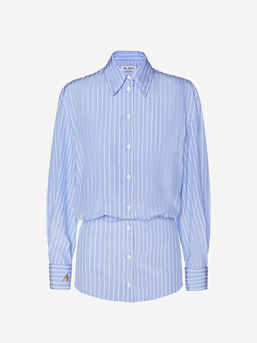 attico striped dress