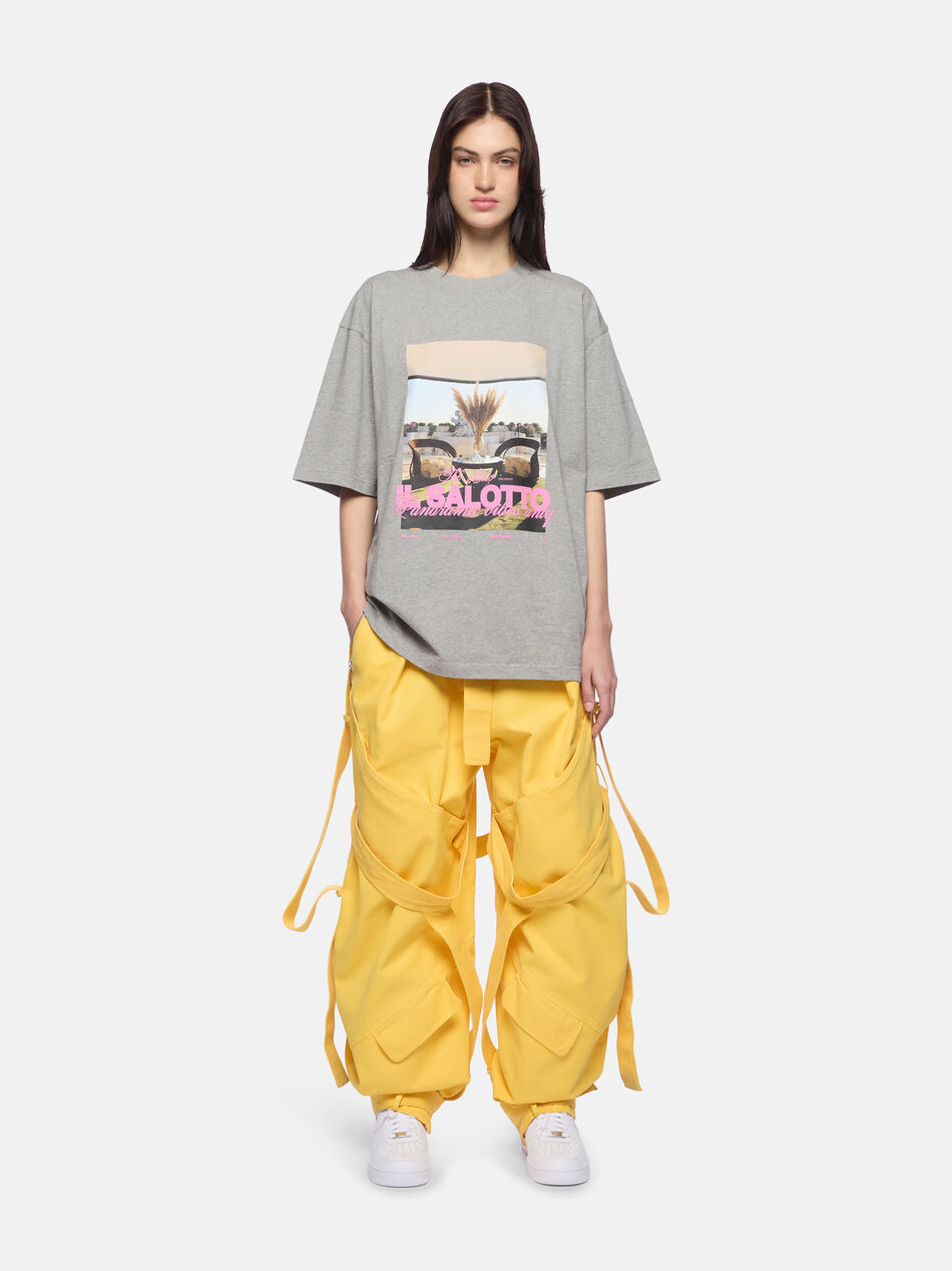 THE ATTICO The Attico x Highsnobiety mèlange grey t-shirt Melange grey SPEWCT00219JJJ034PR183