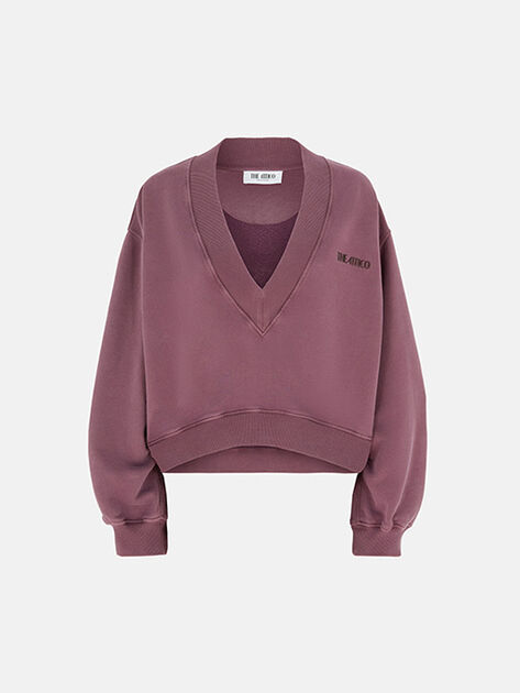 THE ATTICO Mauve fade sweatshirt Mauve fade 250WCF00010JJF003AA863