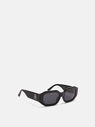 THE ATTICO ''Blake'' black sunglasses Black/silver/grey 239WAS25MET2452