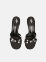 THE ATTICO ''Cosmo'' black sandal Black 241WS777E056S100