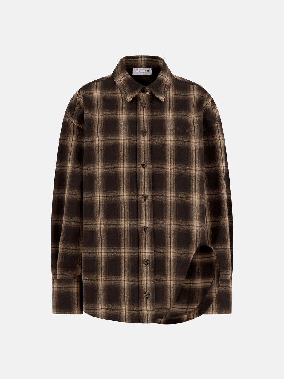 THE ATTICO ''Diana'' brown shades shirt Brown shades 260WCH00004CCC124AA594